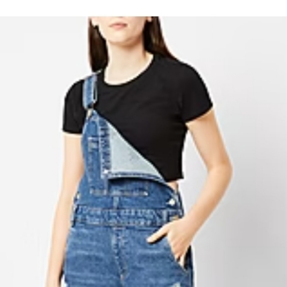 NEW OLD STOCK VINTAGE WOMEN/GIRL ARIZONA JEANS DENIM BIBS OVERALLS MEDIUM